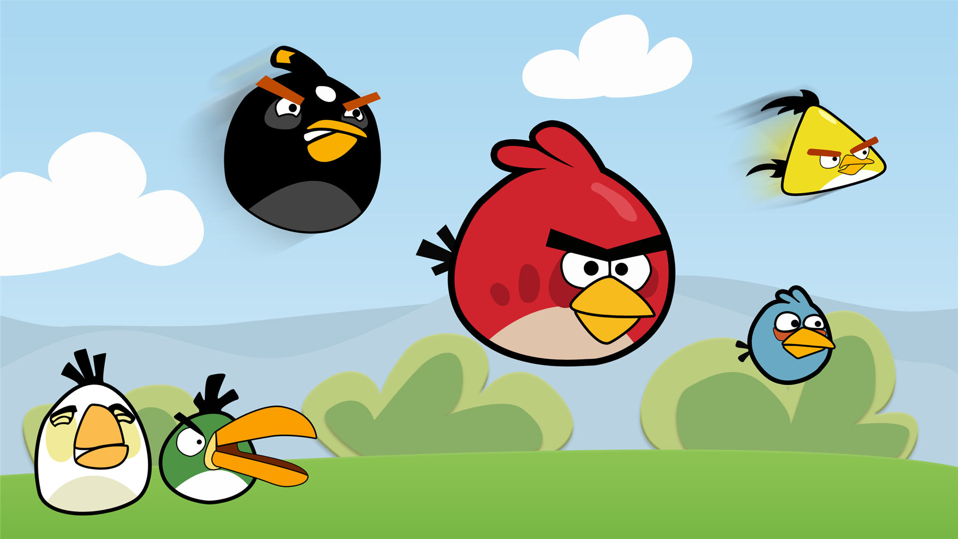 1920x1080 Angry Birds Wallpaper
