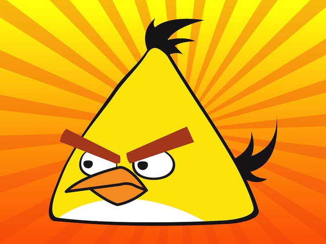 646x484 Yellow Angry Bird Gaming Vector Vector Free Download