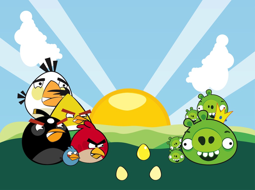 1024x763 Angry Birds Characters Vector Vector Art Amp Graphics