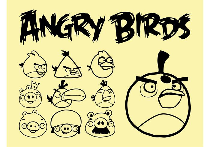 700x490 Angry Birds Vector