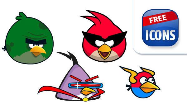 600x350 Free Angry Birds Vector Graphics 123freevectors