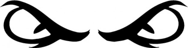 626x160 Angry Bad Eyes Vector Free Download