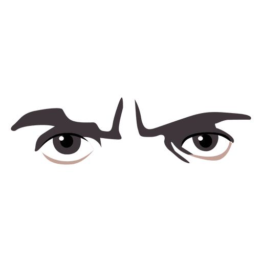 512x512 Angry Eyes Expression