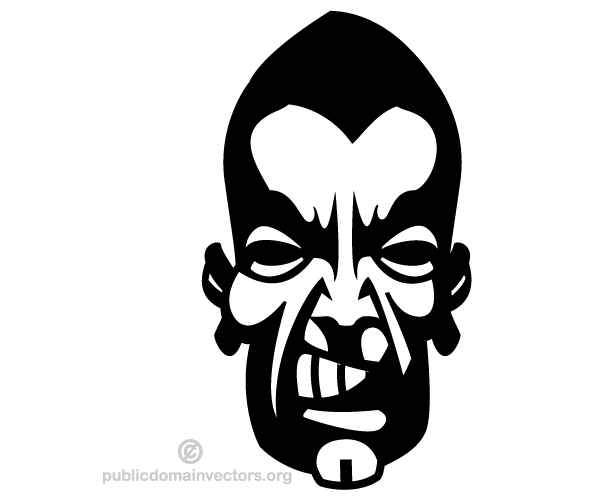 600x500 Angry Man Face Vector Image 123freevectors