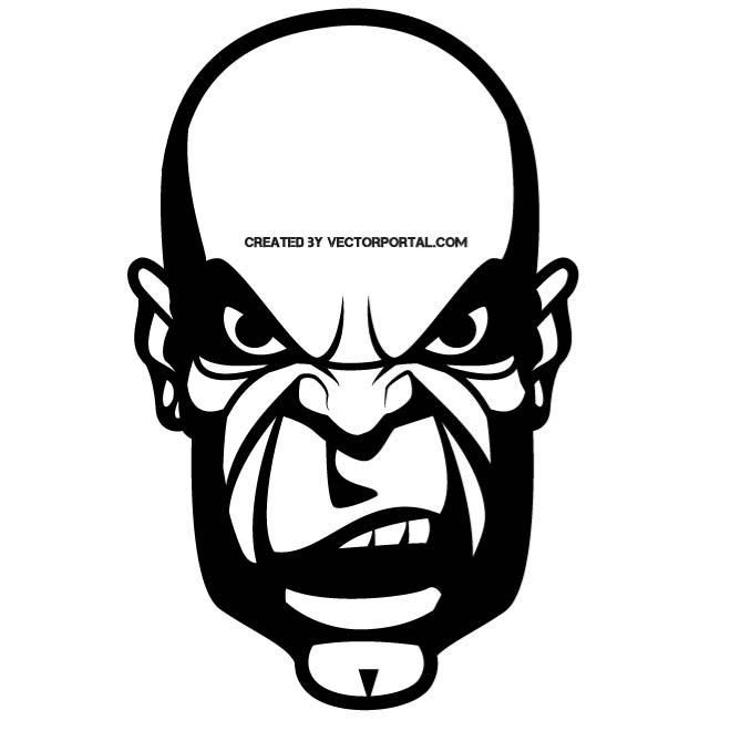 660x660 Angry Face Vector Image. Various Vectors Angry Face