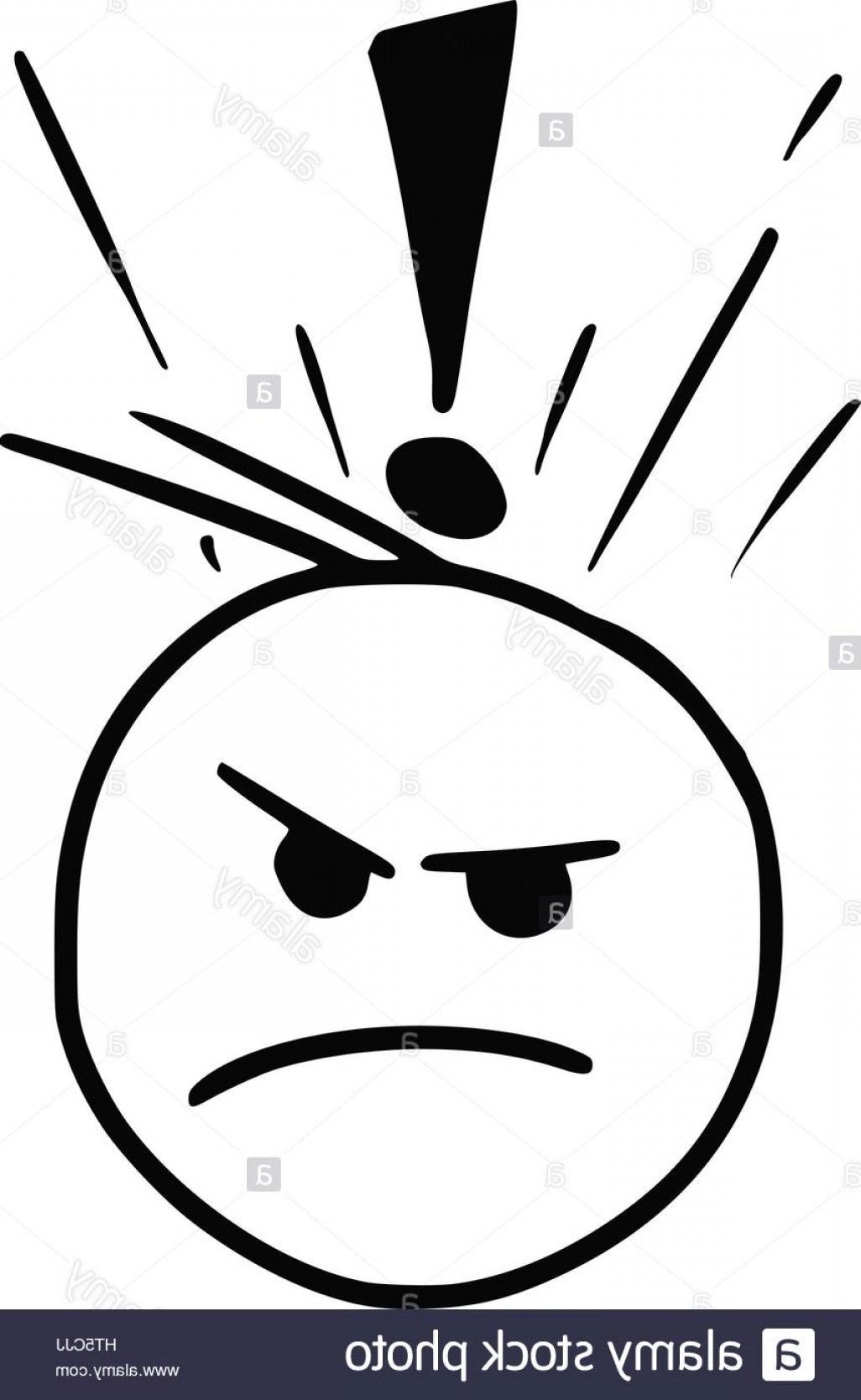 1026x1668 Stock Photo Smiley Vector Doodle Hand Drawn Angry Face With