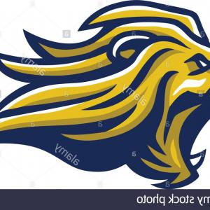 300x300 Stock Photo Angry Lion Head Roaring Mascot Vector Illustration