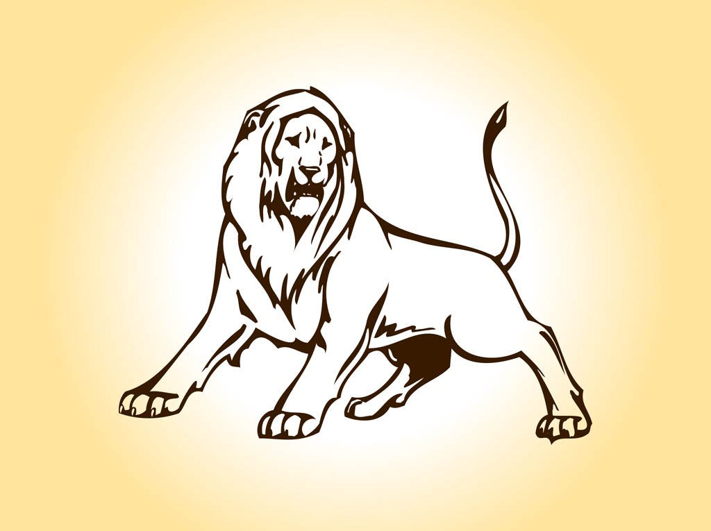 1024x765 Vector Lion Graphics Vector Art Amp Graphics