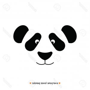 300x300 Stock Illustration Angry Big Panda Vector Illustration S Face Good