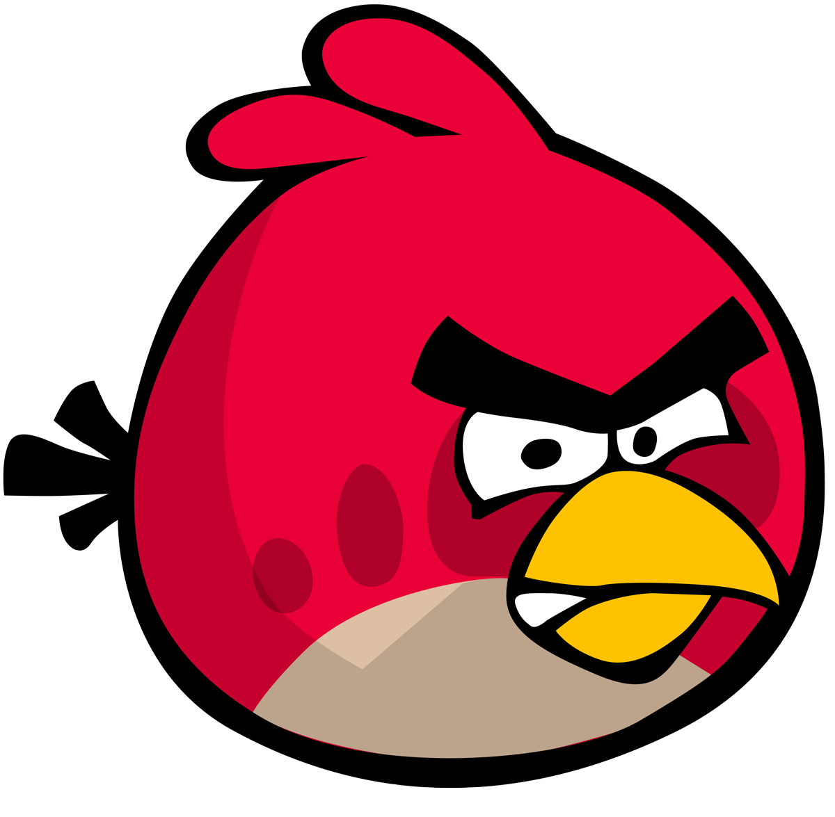 1200x1175 Vector Angry Bird By Xquatrox