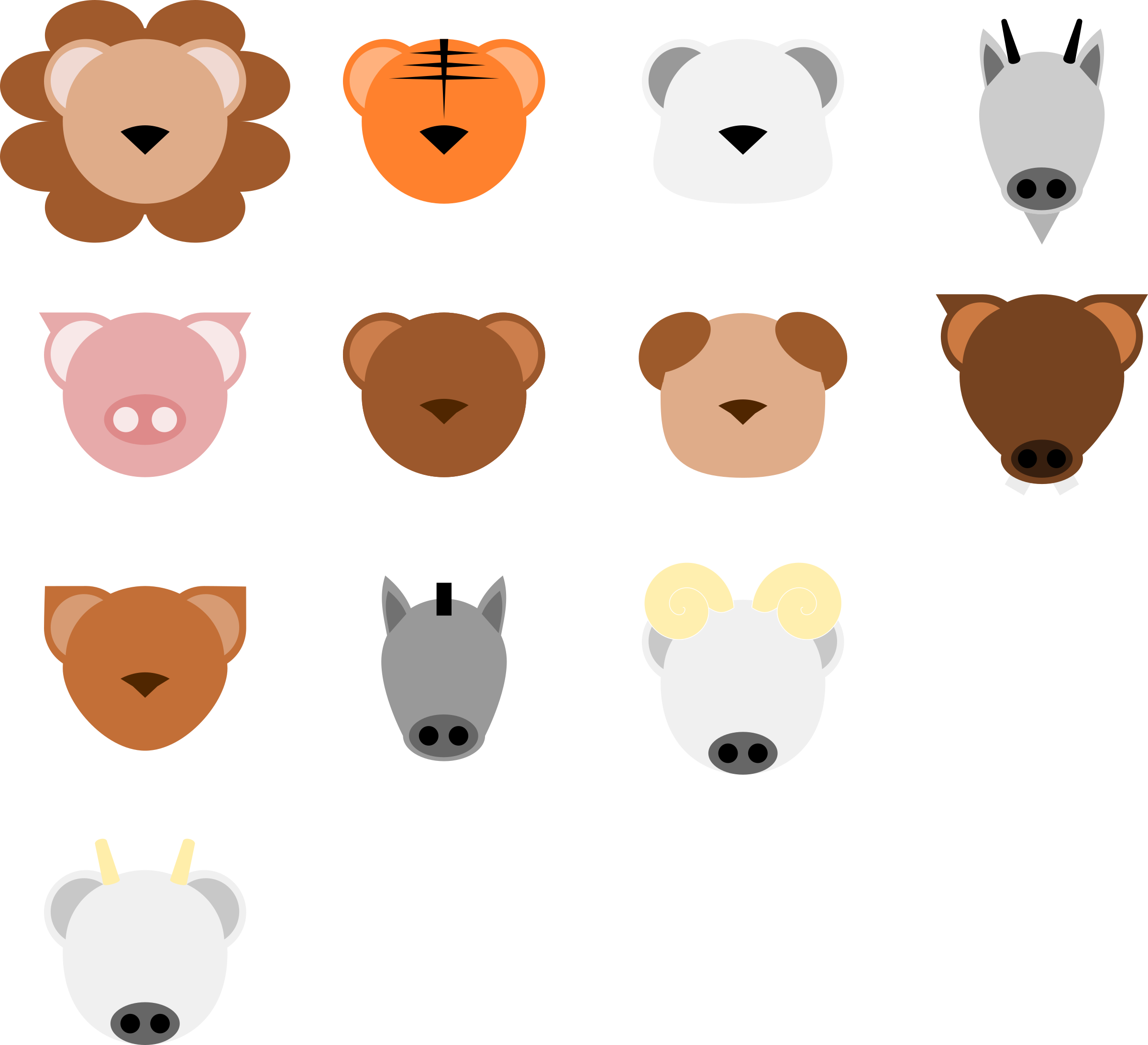 2400x2185 Collection Of Free Vector Animal Minimalist. Download On Ubisafe