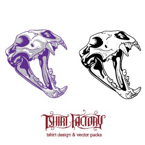 300x300 Animal Skull 1 Vector