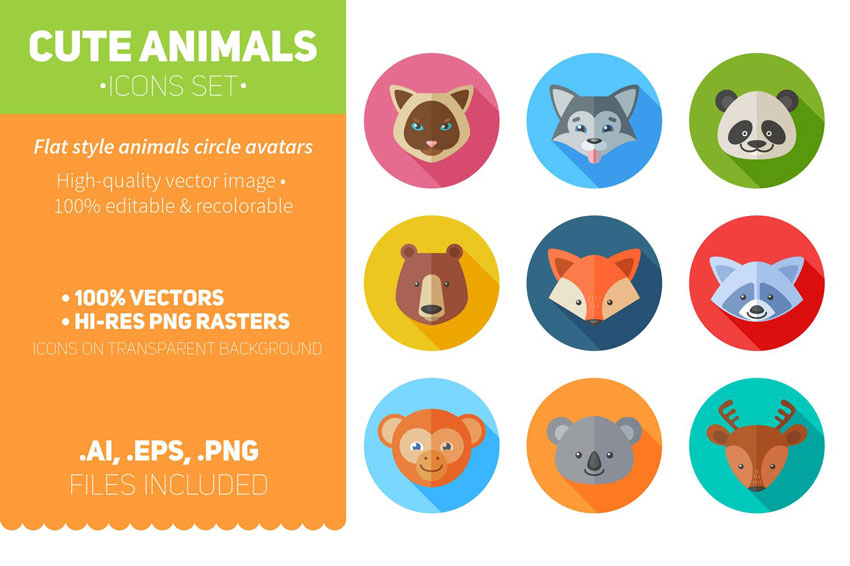 850x566 How To Create A Set Of Flat Animal Icons In Adobe Illustrator