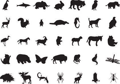 420x295 88 Free Vector Animal Silhouettes Free Vector Graphics All