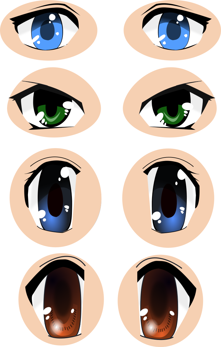 750x1179 Anime Eyes Svg Vector Images (Cc 4.0 By)