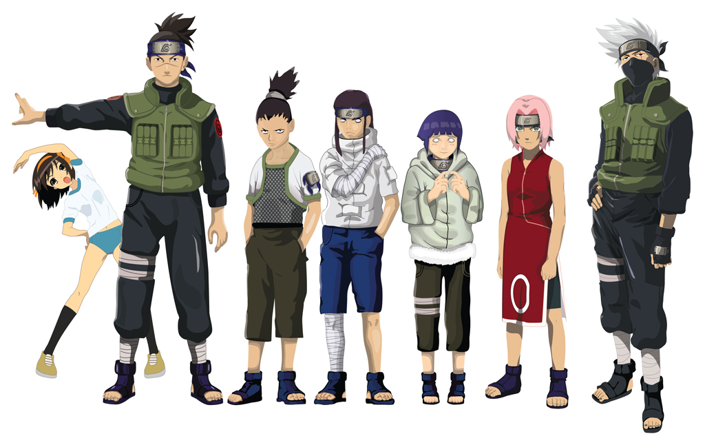 1024x646 Anime Characters Vector Collection By Stanly