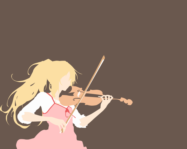 600x480 Kristoffer Brazil On Twitter Miyazono Kaori Minimalist Vector
