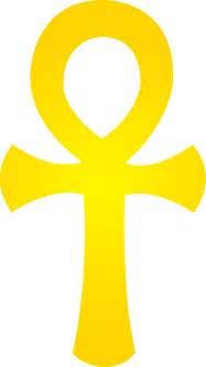 187x332 Ankh Clipart Gold