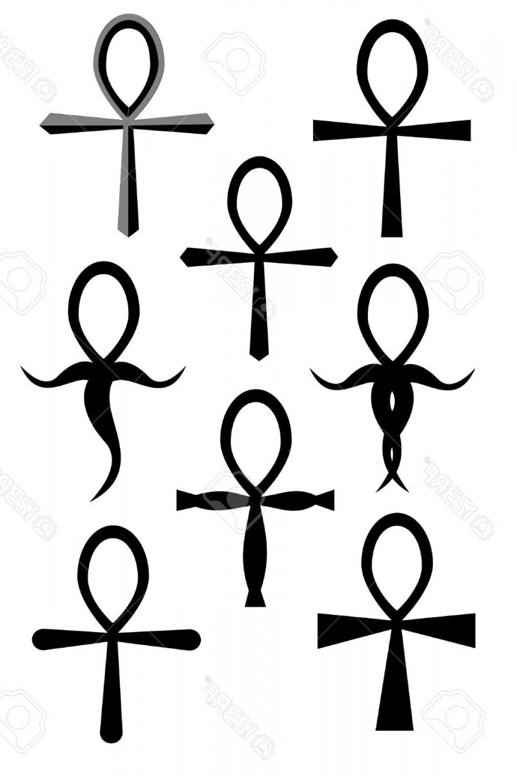 1040x1560 Gothic Ankh Vector Drawing Arenawp