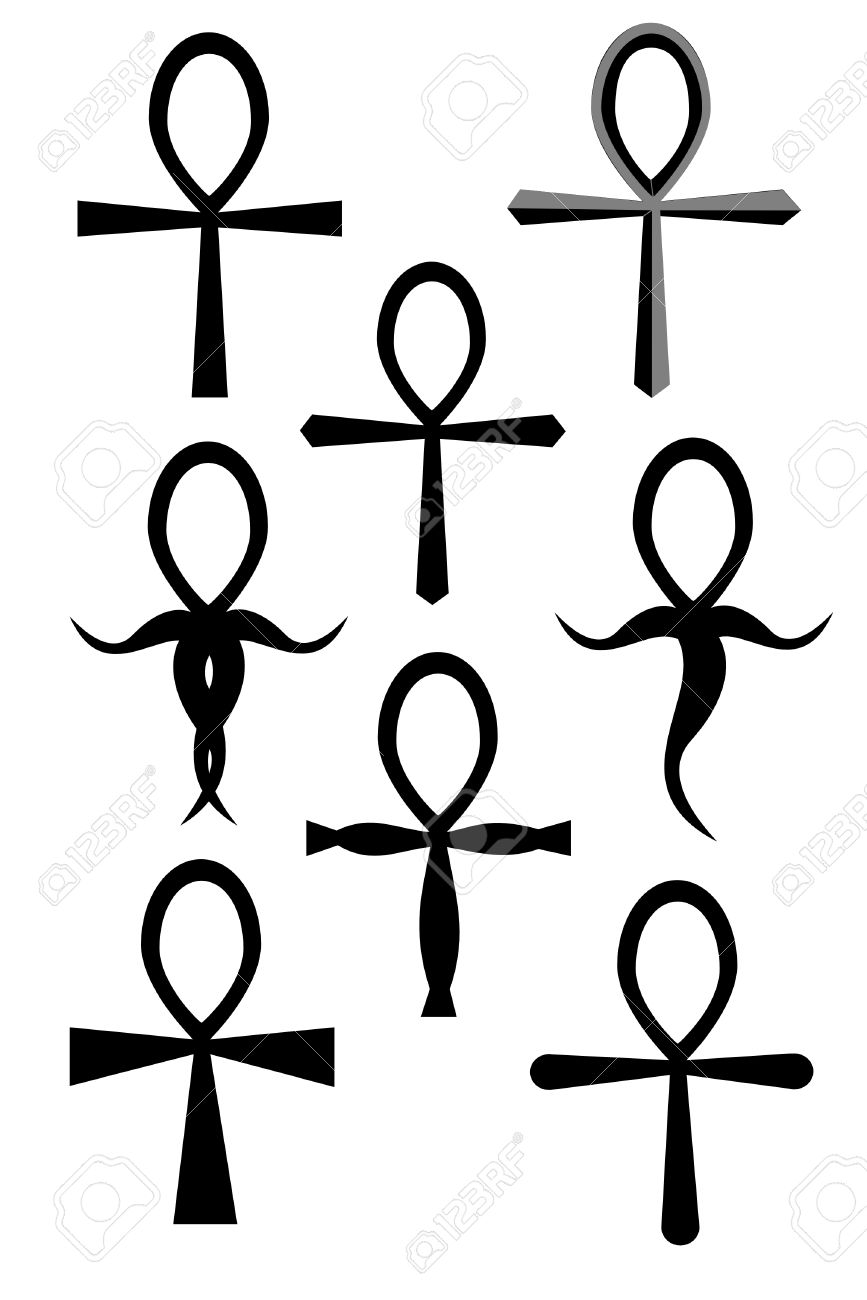 867x1300 Tribal Ankh Tattoo Designs