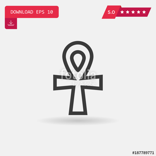 500x500 Ankh Vector Icon Stock Image And Royalty Free Vector Files On
