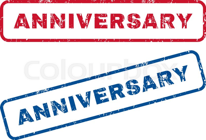800x544 Anniversary Text Rubber Seal Stamp Watermarks. Vector Style Is
