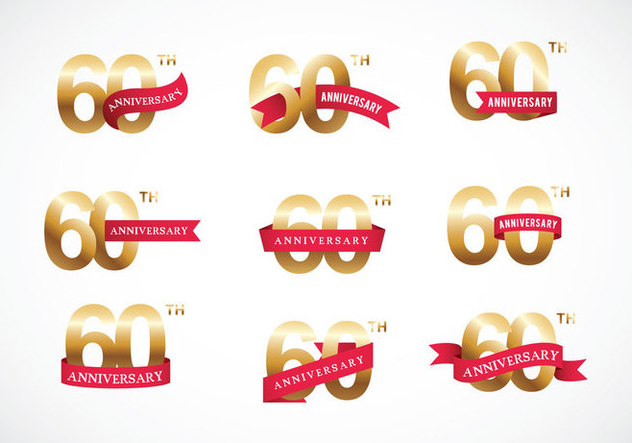 632x443 Beautiful 40th Anniversary Illustration Free Vector Download