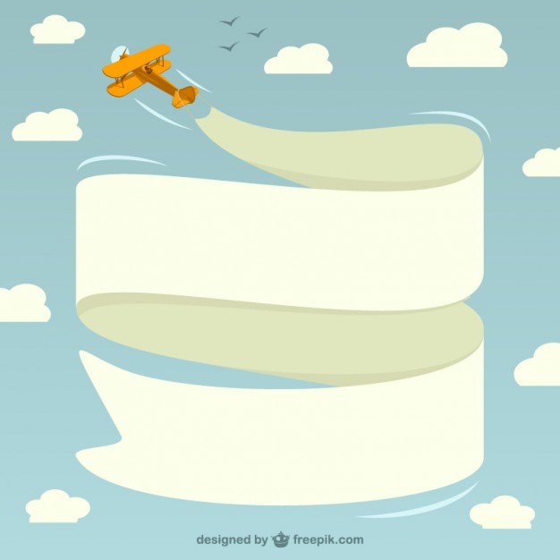 626x626 Retro Announcement Airplane Vector Vector Free Vector Download