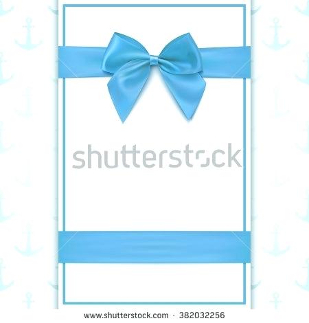 450x470 Blank Greeting Card Template For Baby Boy Shower Celebration Or