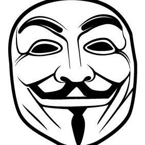 282x282 Anonymous Mask Vector Free Vector Download 209051 Cannypic