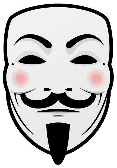 400x576 You Are Anonymous Guy Fawkes Mask (.psd)