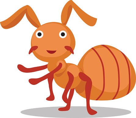 446x388 Ant Vector Cartoon Premium Clipart