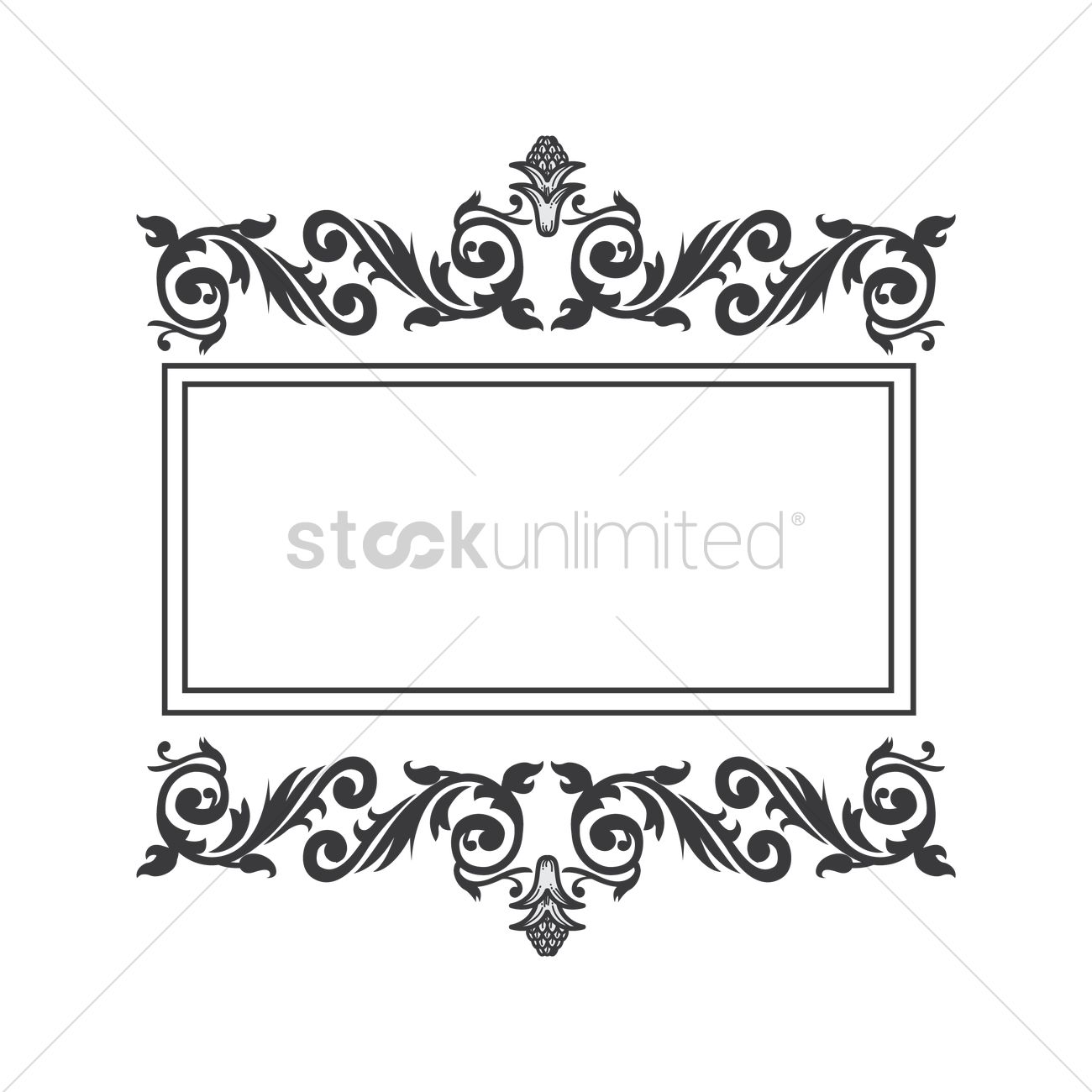 1300x1300 Free Antique Frame Vector Image