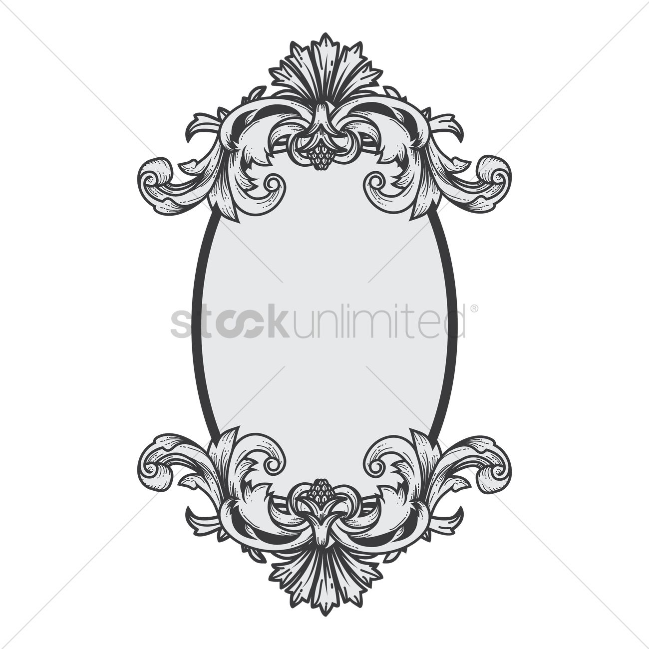 1300x1300 Free Antique Frame Vector Image