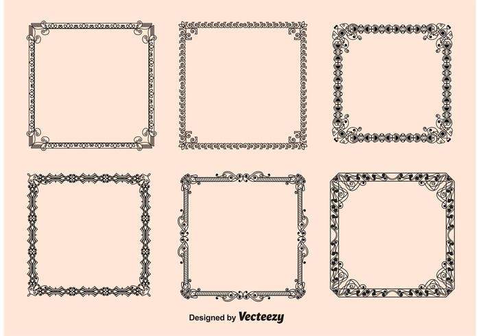 700x490 Vintage Frame Free Vector Art