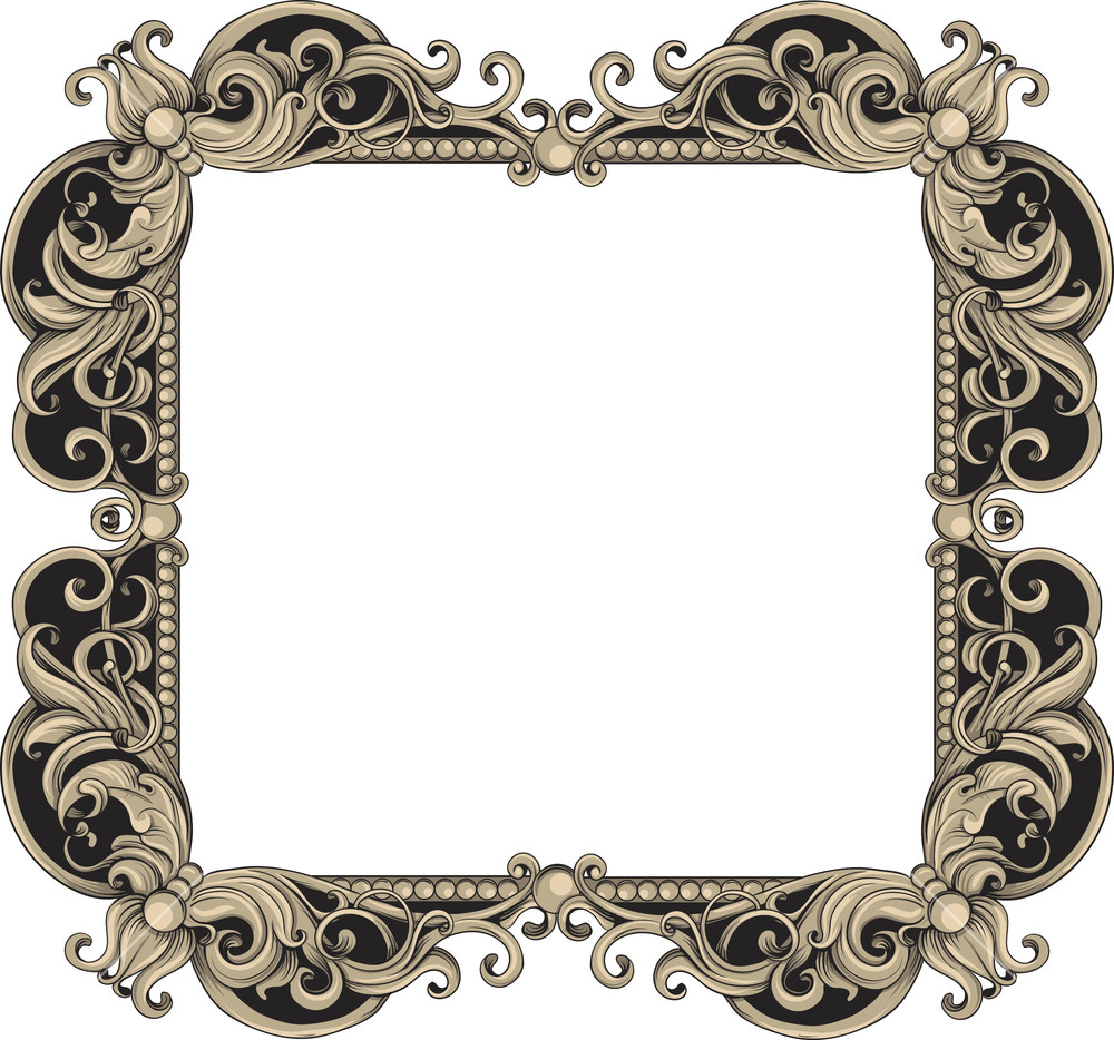 1000x934 Vintage Frame Royalty Free Stock Image