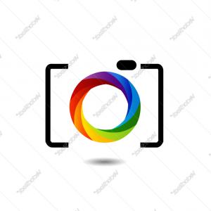 300x300 Camera With Colorful Aperture Photography Logo Vector Sohadacouri