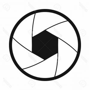 300x300 Photostock Vector Camera Shutter With Different Open Aperture