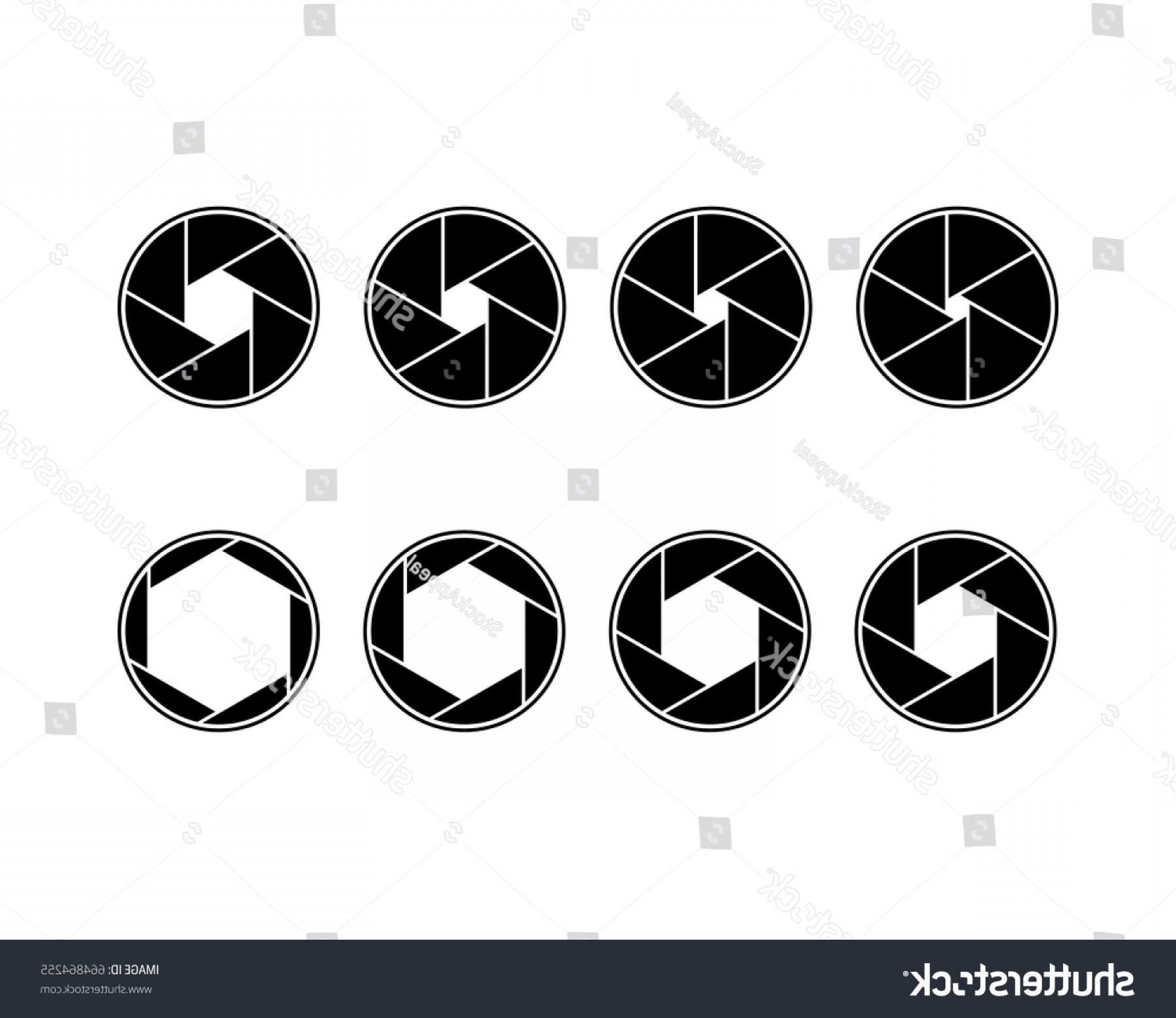 1800x1560 Vector Six Blade Aperture Icon Set Lazttweet