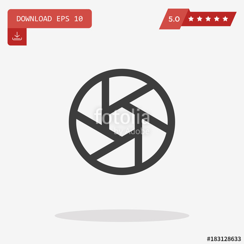 500x500 Aperture Vector Icon Stock Image And Royalty Free Vector Files On