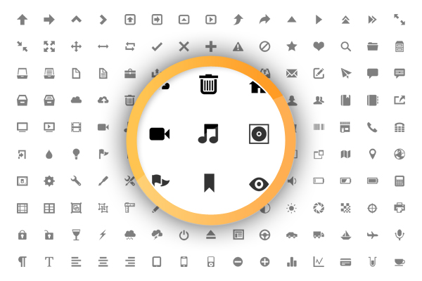 600x400 Free Vector App Icons