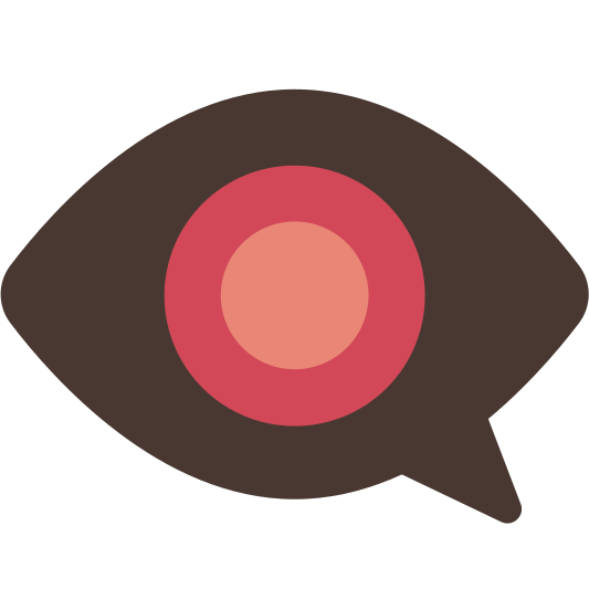 533x533 Eye Left Speech Bubble