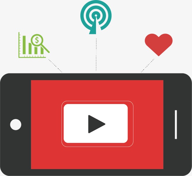 650x597 Phone App Vector Material, Phone Vector, Video Player, E Commerce