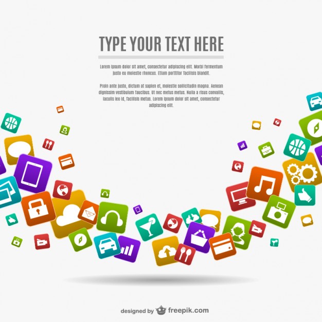 626x626 App Icons Vector Background Vector Free Vector Download In .ai