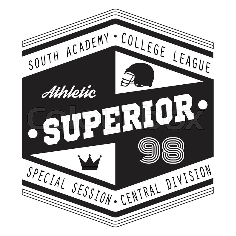 800x800 Sport Athletic Superior College Vector Graphics And Typography T