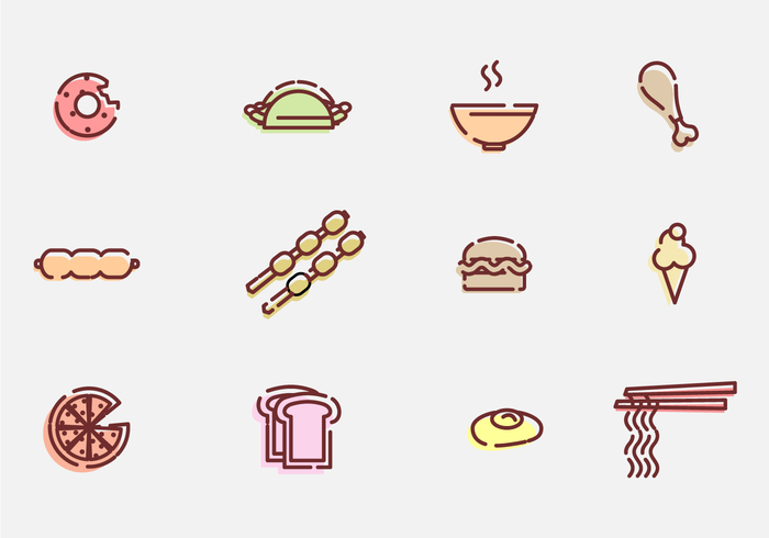 700x490 Free Vector Food And Appetizer Vector Icons
