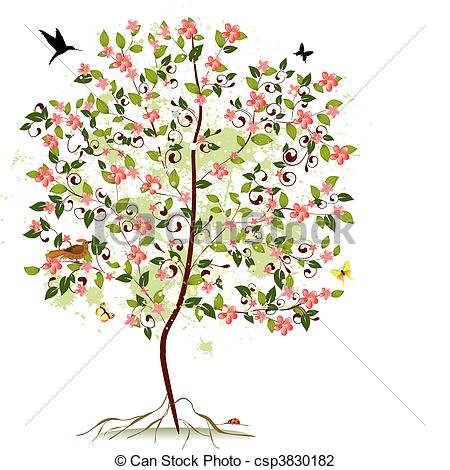 450x470 Apple Blossom Clipart
