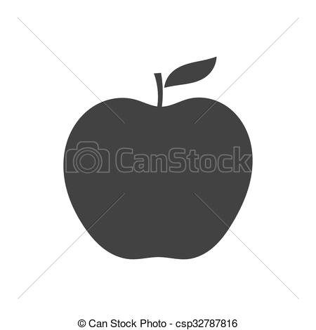 450x470 Apple Icon Vector Illustration.