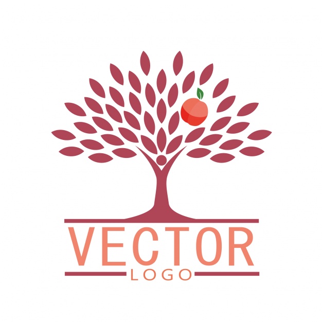626x626 Apple Tree Logo Design Vector Free Download