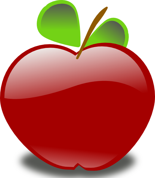 522x598 Apple Clip Art Free Vector 4vector
